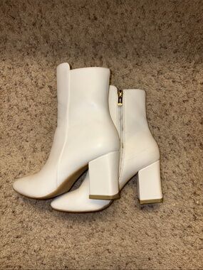 White Heeled Boots